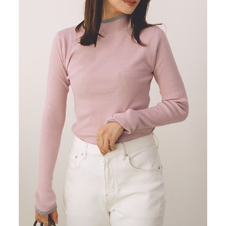 【2024AW新作】配色ラインリブニット | CLOTHY | 詳細画像66 