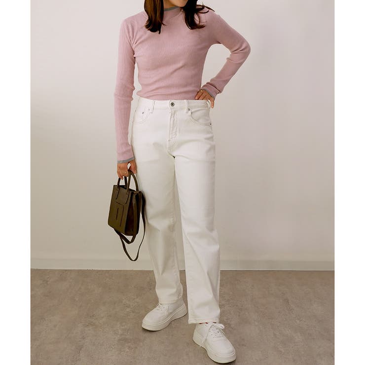 【2024AW新作】配色ラインリブニット | CLOTHY | 詳細画像67 