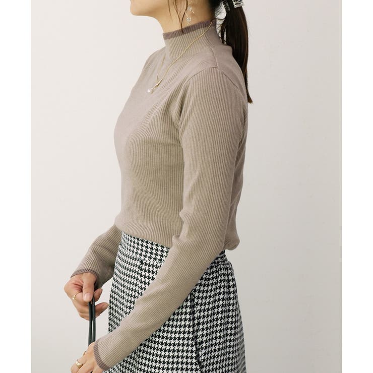 【2024AW新作】配色ラインリブニット | CLOTHY | 詳細画像69 