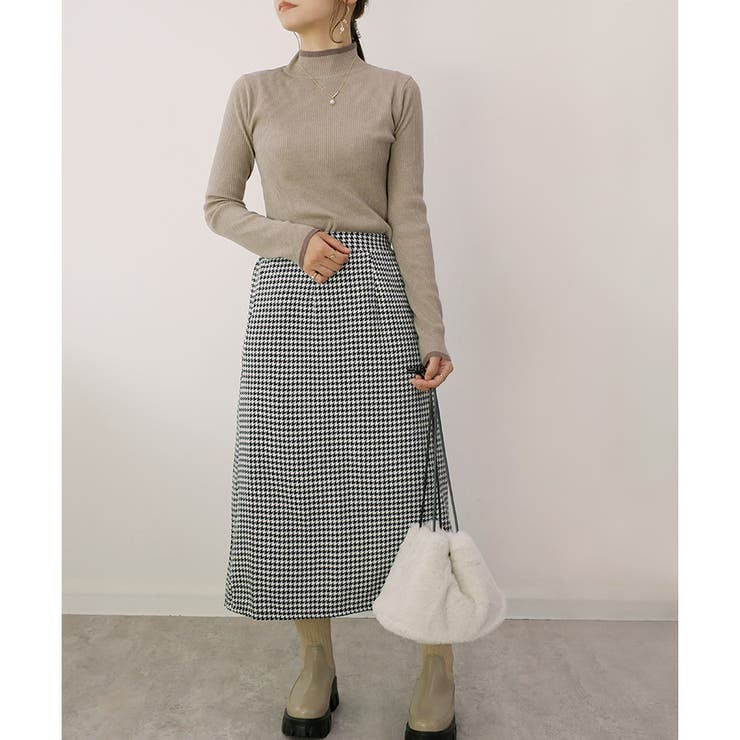 【2024AW新作】配色ラインリブニット | CLOTHY | 詳細画像70 