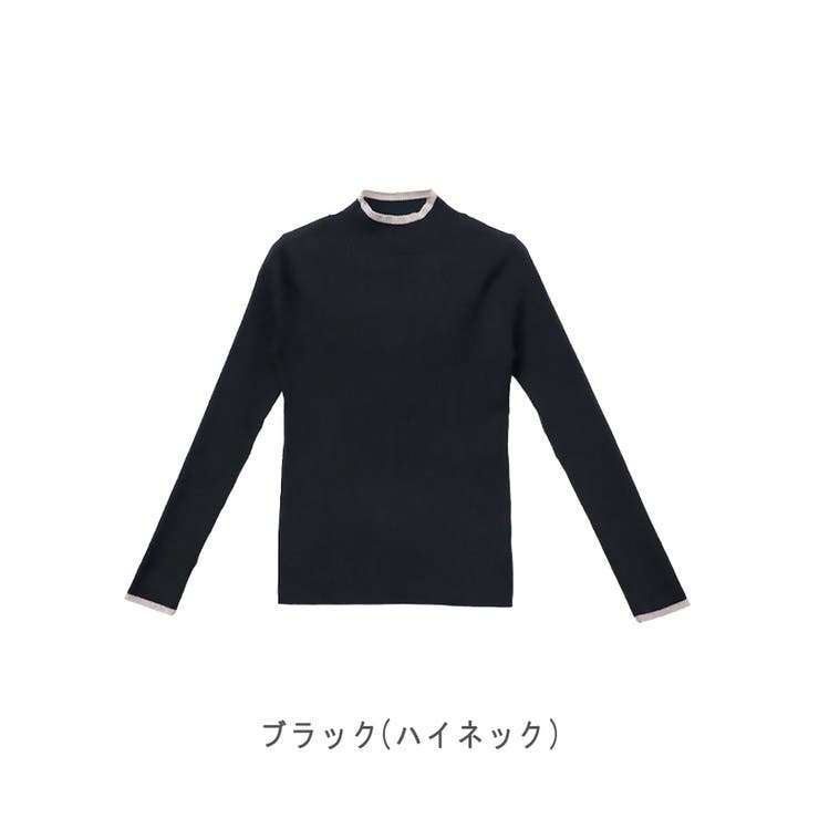 【2024AW新作】配色ラインリブニット | CLOTHY | 詳細画像8 