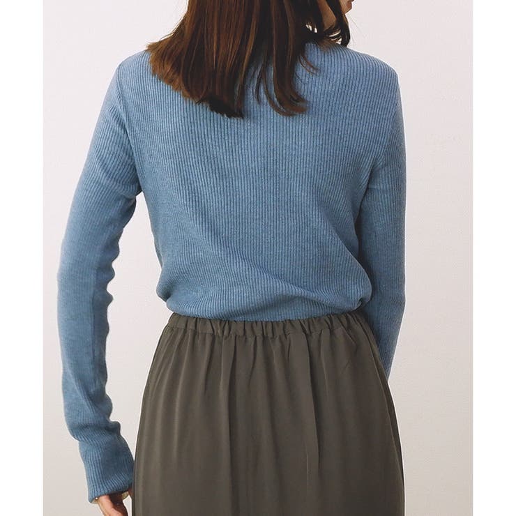 【2024AW新作】配色ラインリブニット | CLOTHY | 詳細画像83 