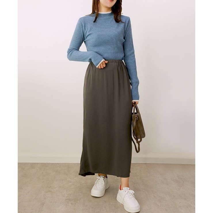 【2024AW新作】配色ラインリブニット | CLOTHY | 詳細画像84 