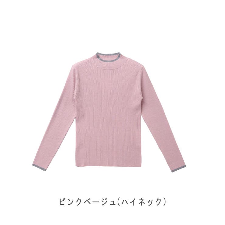 【2024AW新作】配色ラインリブニット | CLOTHY | 詳細画像9 