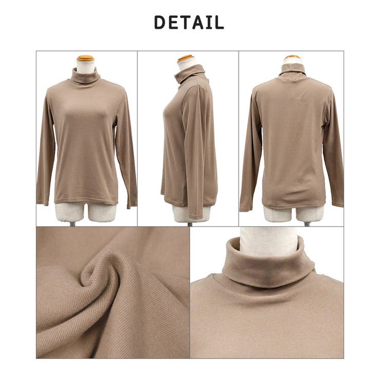 【2025AW新作】やみつきタッチ極暖起毛タートルインナー | CLOTHY | 詳細画像40 