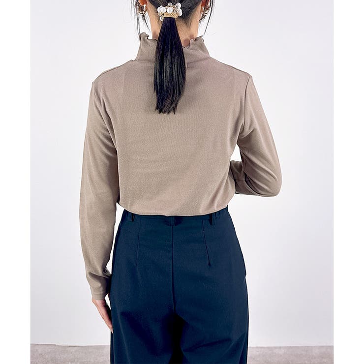 【2025AW新作】やみつきタッチ極暖起毛ハイネックインナー | CLOTHY | 詳細画像12 