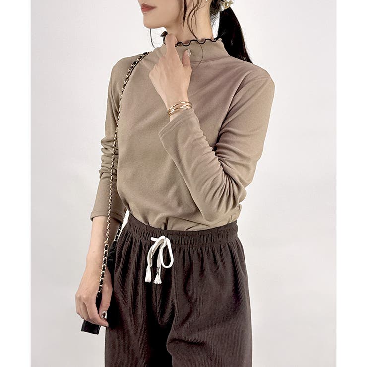 【2025AW新作】やみつきタッチ極暖起毛ハイネックインナー | CLOTHY | 詳細画像34 