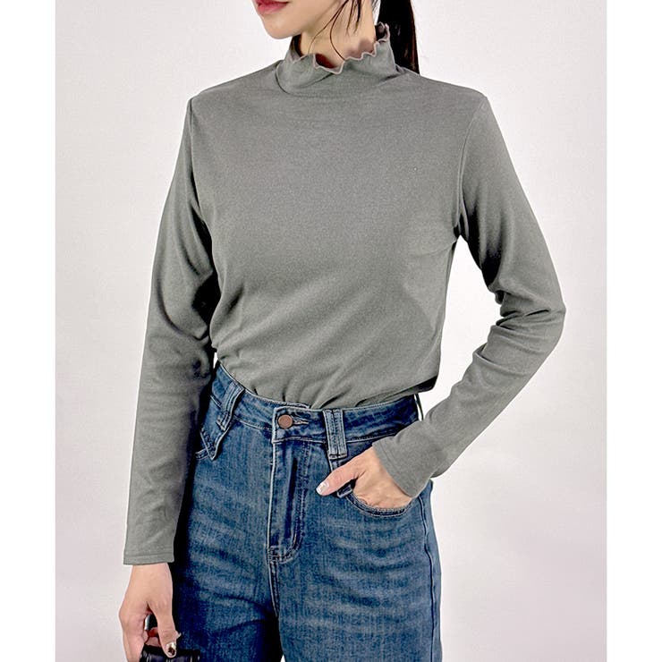 【2025AW新作】やみつきタッチ極暖起毛ハイネックインナー | CLOTHY | 詳細画像43 