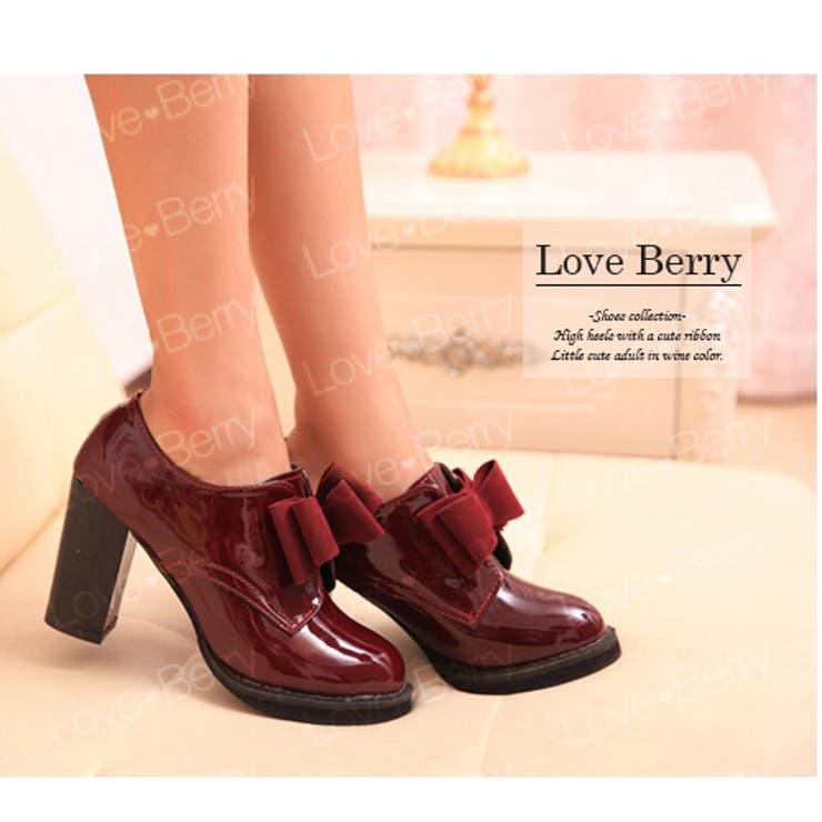 レディース 春夏 靴 エナメル リボン付き シンプル 大人かわいい 品番 Zi Love Berry ラブベリー のレディースファッション通販 Shoplist ショップリスト