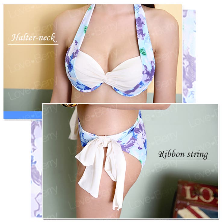 レディース水着 2点セット ビキニ[品番：ZI000000464]｜IRADOWL