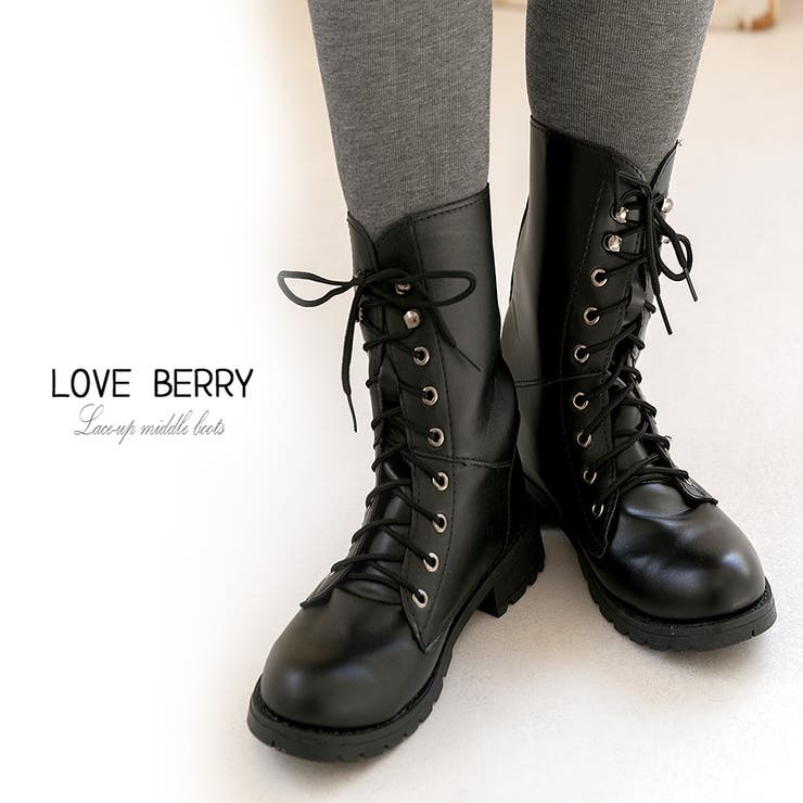 ブーツ レディース 編み上げ | IRADOWL | 詳細画像1 