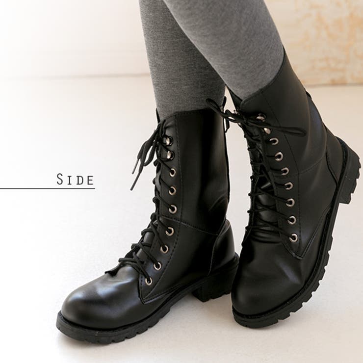 ブーツ レディース 編み上げ | IRADOWL | 詳細画像2 