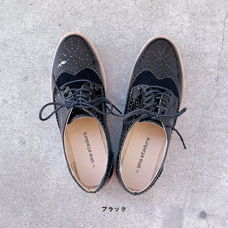 レディース ウィングチップ シューズ[品番：ZI000003231]｜IRADOWL