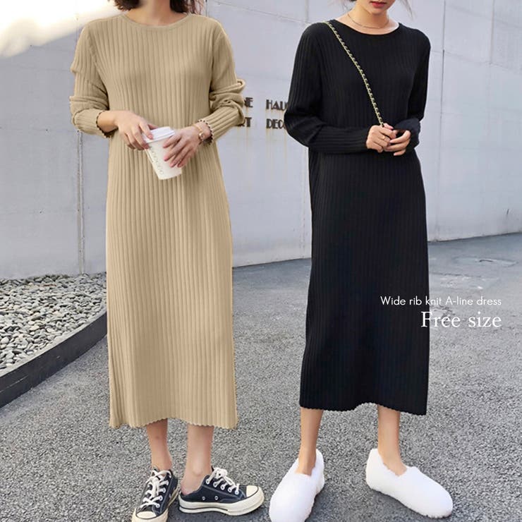 ワンピース レディース ロングワンピ[品番：ZI000003515