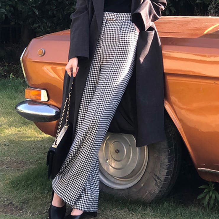 美品❗マスターバニー　ロングパンツ 裏地あり　ネイビー　千鳥格子　0/S ★ ロングパンツ | ABC-MART 【公式通販】