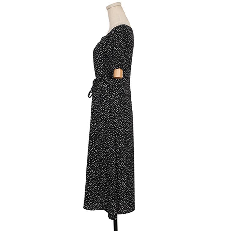 ドレープ スイートハートネック スリット入り ミディワンピース ドレープ入りミディワンピース ZW COLLECTION - ブラック | ZARA