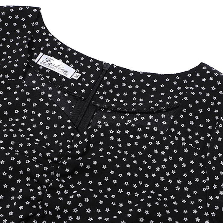 ドット柄ワンピース スイート ハートネック | IRADOWL | 詳細画像9 