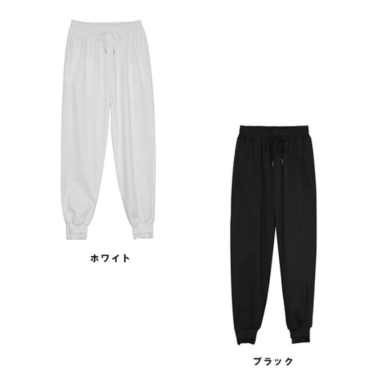 ハイウエストカジュアルパンツ ボトムス シンプル[品番