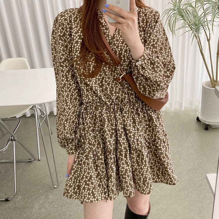 ワンピース レトロ柄 ミニワンピース 品番 Zi Love Berry ラブベリー のレディースファッション通販 Shoplist ショップリスト