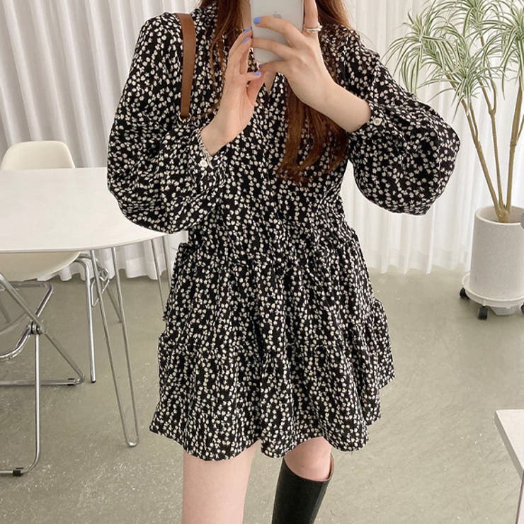 ワンピース レトロ柄 ミニワンピース 品番 Zi Love Berry ラブベリー のレディースファッション通販 Shoplist ショップリスト