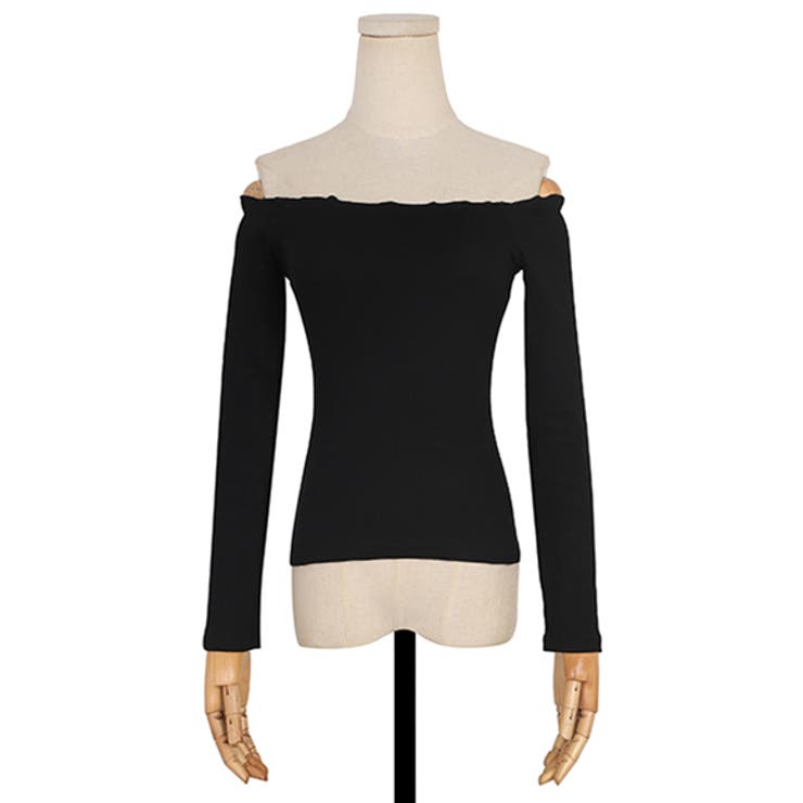 TANKAIR オフショルダー ブラック トップス(black) TANKAIR オフショルダー ブラック トップス(black) - メルカリ