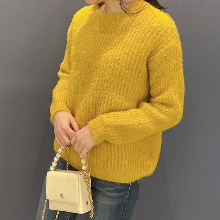 トップス ニット モヘア[品番：ZI000008431]｜IRADOWL（アイラドール