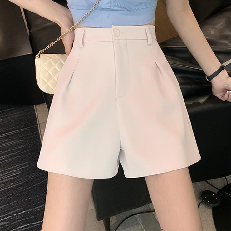 ショートパンツ ハイウエスト パンツ[品番:ZI000008521 ショートパンツ ハイウエスト パンツ[品番:ZI000008521