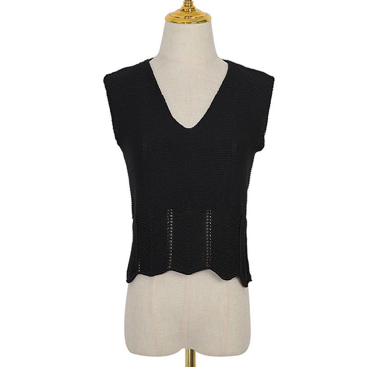 トップス ノースリーブ Vネック | IRADOWL | 詳細画像15 