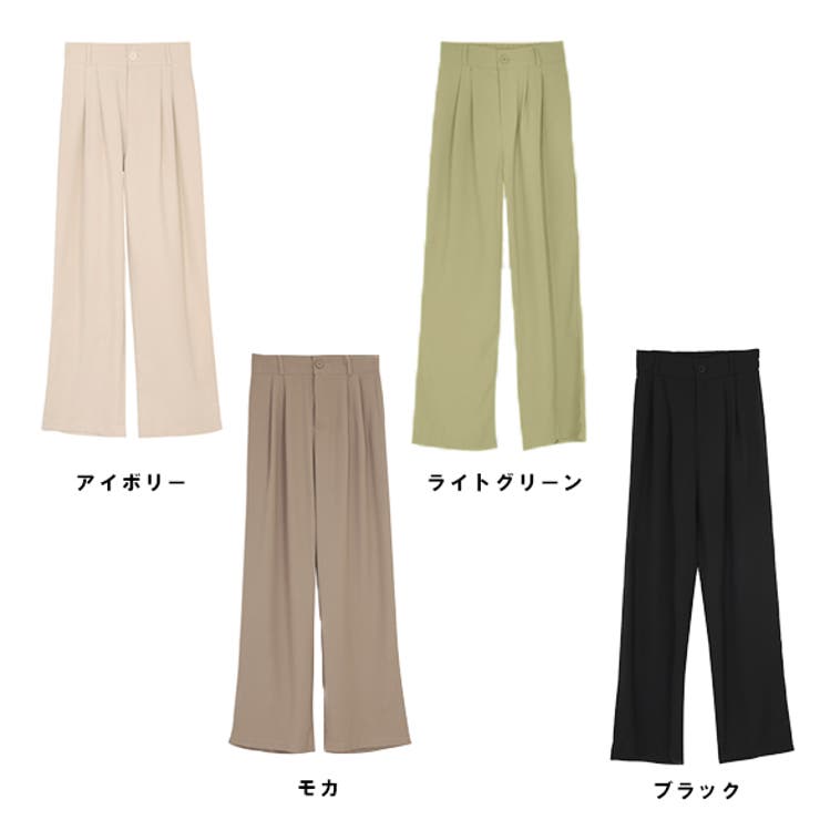 ワイドパンツ ロング レディース オフィスカジュアル[品番