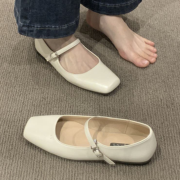 シューズ フラット フラットシューズ[品番：ZI000009930