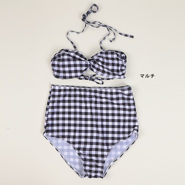 水着 ビキニ ギンガムチェック[品番：ZI000009309]｜IRADOWL（アイラ