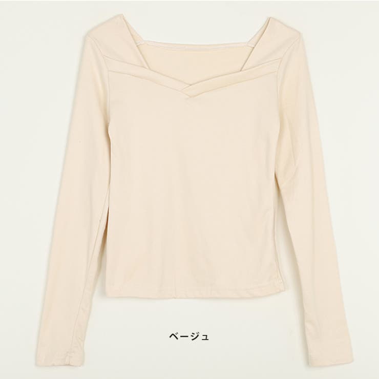 トップス フロントデザイン V字[品番：ZI000009825]｜IRADOWL