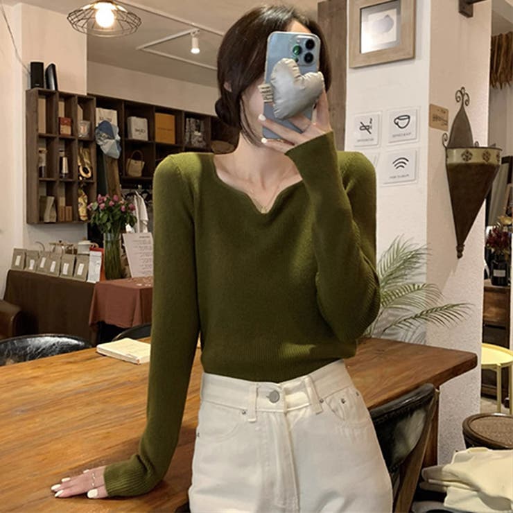 トップス ニット リブ | IRADOWL | 詳細画像7 