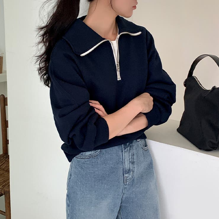 d.i.a.♡新品 トップス パープル d.i.a - 【新品】d.i.a. 肩出し ゼブラ ネックレス付き 長袖