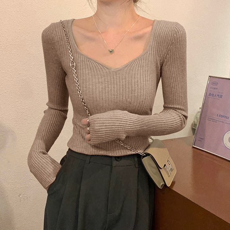 トップス ニット リブ | IRADOWL | 詳細画像5 