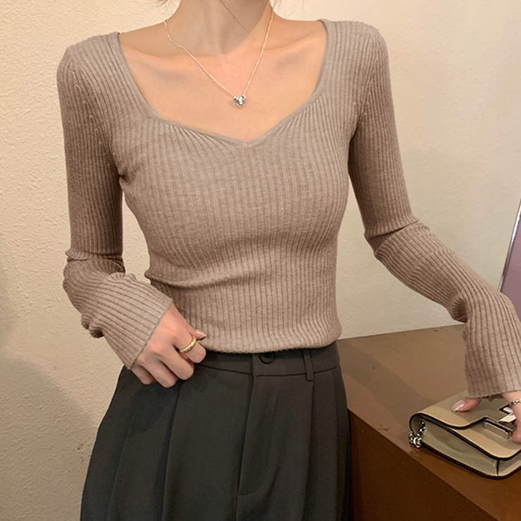 トップス ニット リブ | IRADOWL | 詳細画像6 