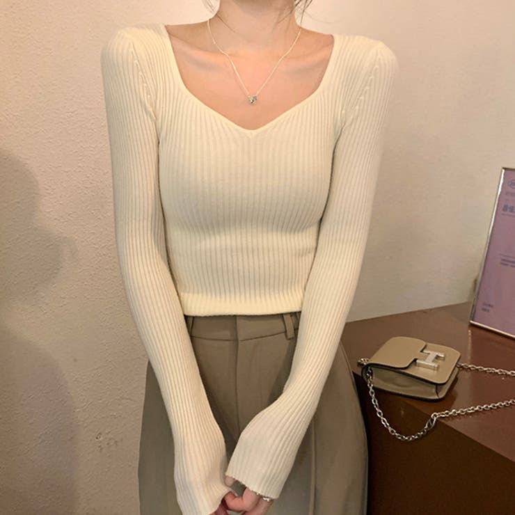 トップス ニット リブ | IRADOWL | 詳細画像10 