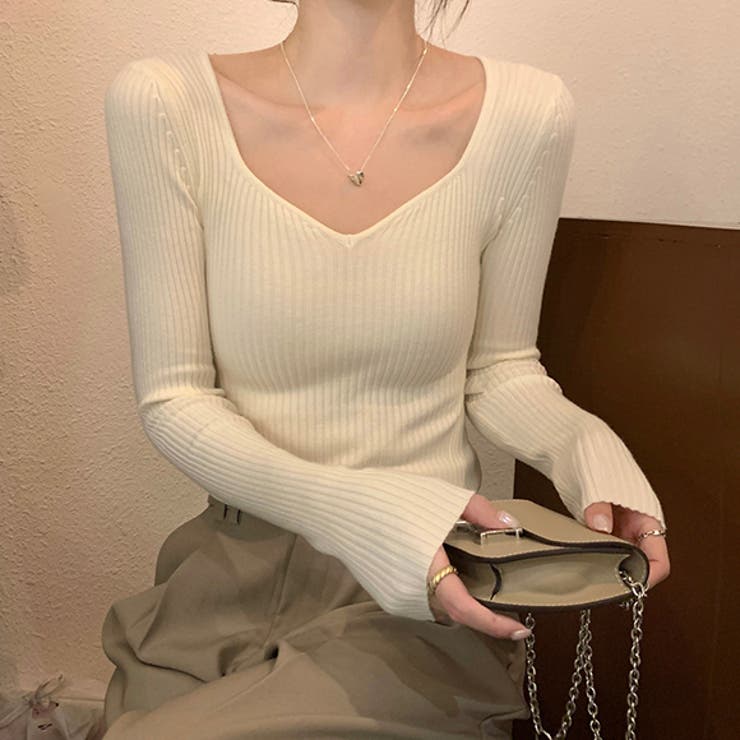 トップス ニット リブ | IRADOWL | 詳細画像12 