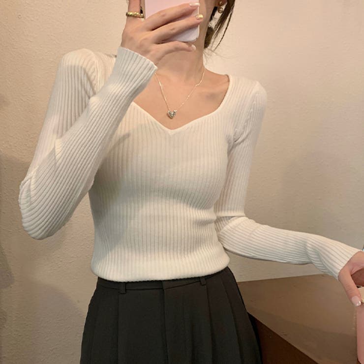 トップス ニット リブ | IRADOWL | 詳細画像13 