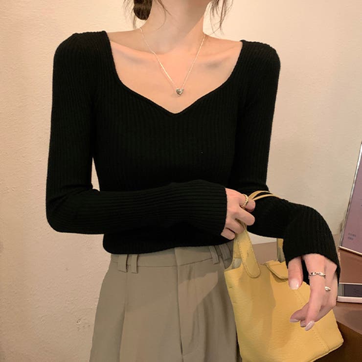 トップス ニット リブ | IRADOWL | 詳細画像14 