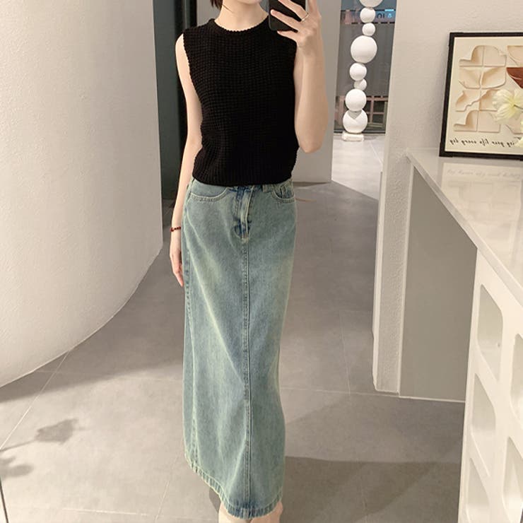 トップス ワッフル 凹凸 | IRADOWL | 詳細画像2 