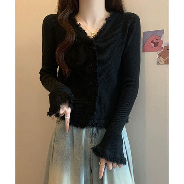 トップス ニット カーディガン | IRADOWL | 詳細画像15 