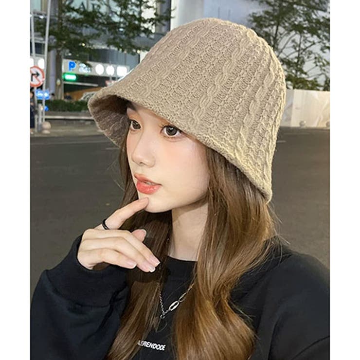 セール】knit bucket hat/ニットバケットハット（ハット