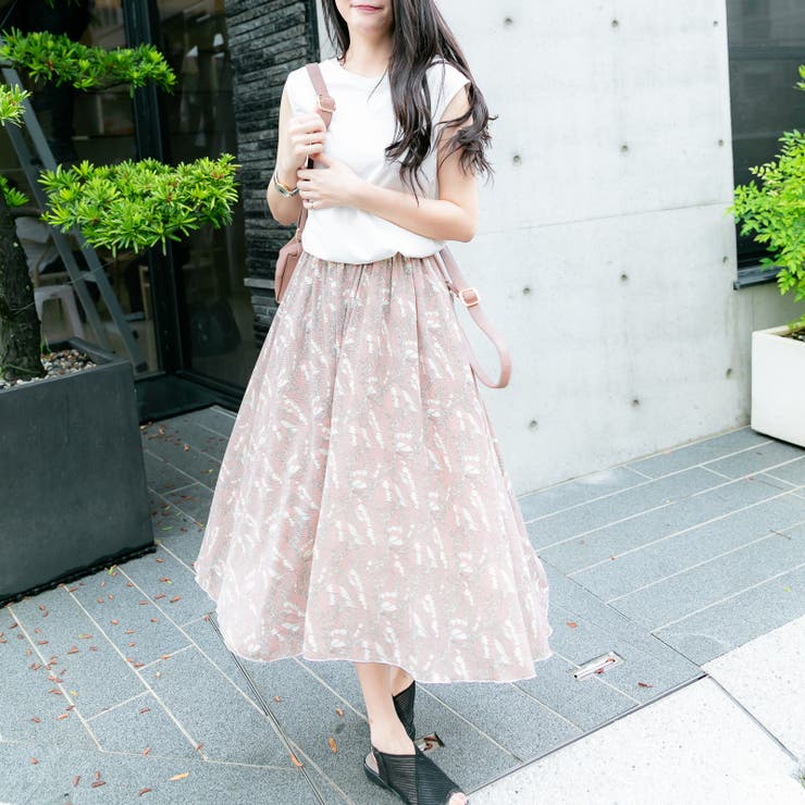 柄切替スカート ドッキングワンピース レーディス | Frenchic | 詳細画像14 