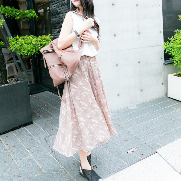 柄切替スカート ドッキングワンピース レーディス | Frenchic | 詳細画像15 