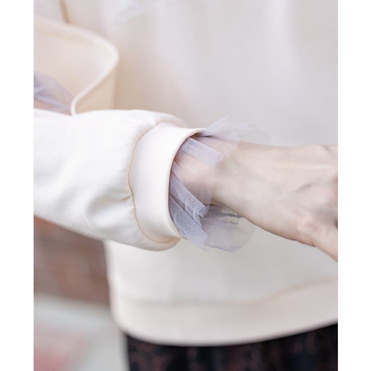 袖あき メッシュレイヤード プルオーバー | Frenchic | 詳細画像13 