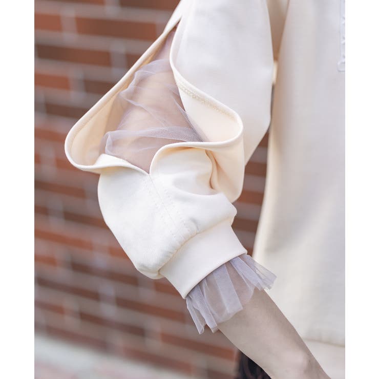 袖あき メッシュレイヤード プルオーバー | Frenchic | 詳細画像14 