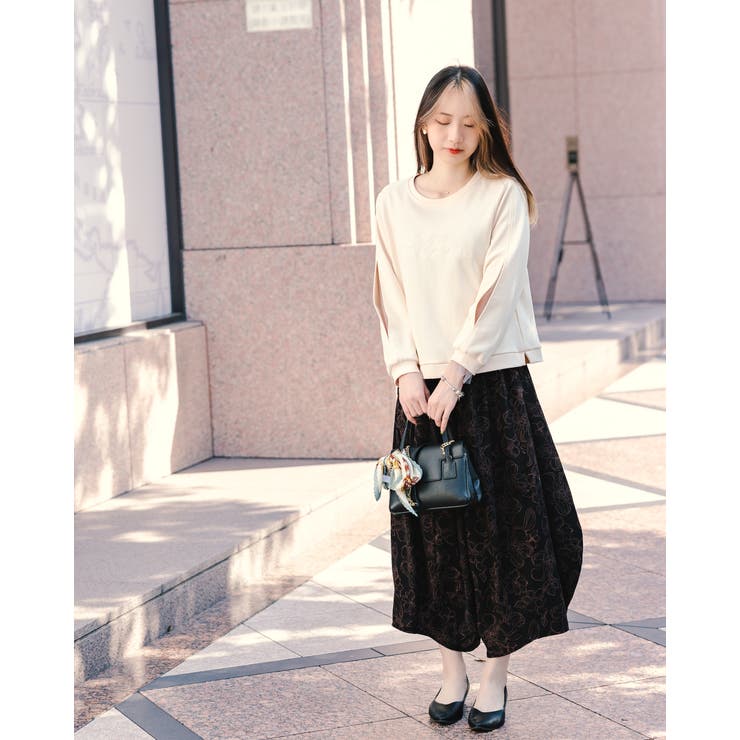 袖あき メッシュレイヤード プルオーバー | Frenchic | 詳細画像19 