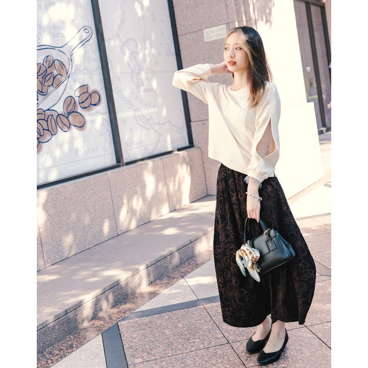 袖あき メッシュレイヤード プルオーバー | Frenchic | 詳細画像20 