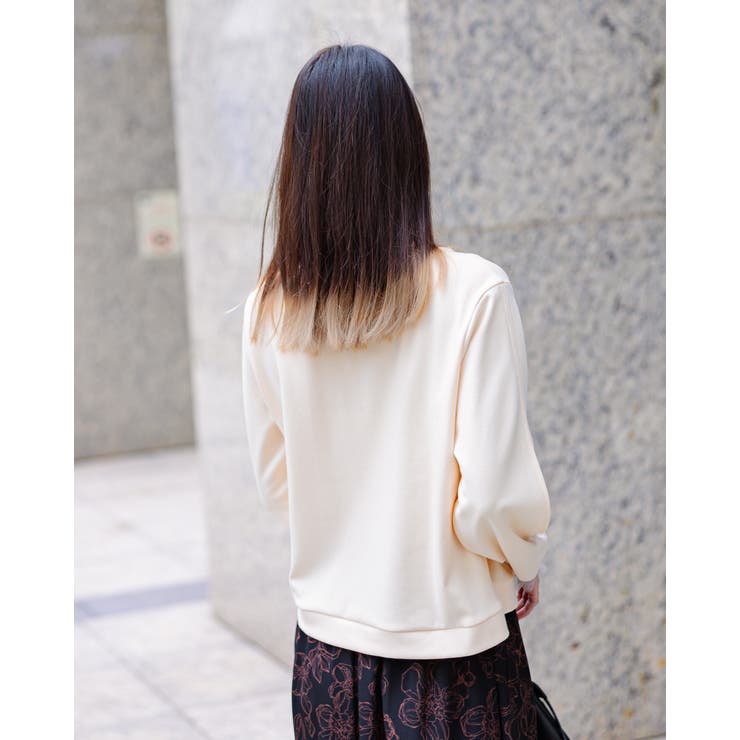 袖あき メッシュレイヤード プルオーバー | Frenchic | 詳細画像5 